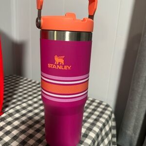 Stanley Vibrant Pink and Orange Tumbler